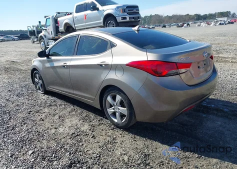 2013 Hyundai Elantra Gls из США, поврежденный, VIN 5NPDH4AE3DH265855